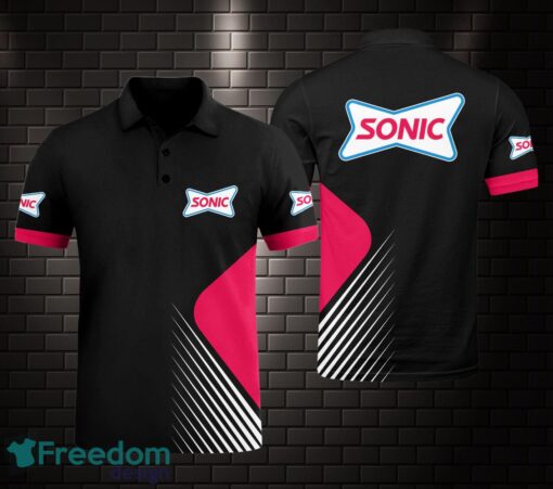 PERSONALIZED sonic drive-in 3D Polo Shirt Golf Lover Gift Product Photo 1