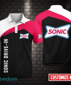 PERSONALIZED sonic drive-in Custom Name 3D Polo Shirt Golf Lover Gift