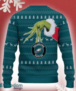 Philadelphia Eagles Grinch Driving Funny 3D Ugly Christmas Sweater For Men Women - Philadelphia Eagles Christmas Sweater Grinch Driving Photo 3