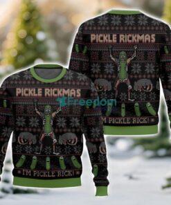 Pickle Rickmas I’m Pickle Rick Rick and Morty Ugly Christmas Sweater For Men And Women Christmas Holiday Gift