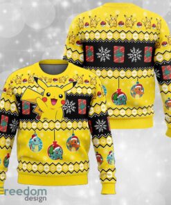 Pikachu I Choose You Pokemon Ugly Christmas Sweater Gift For Men And Women