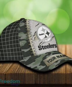 Pittsburgh Steelers 3D Hat And Cap Beach Design Camo Green For Fans Gift Custom Name image Pittsburgh Steelers 3D Hat And Cap Beach Design Camo Green For Fans Gift Custom Name - Pittsburgh Steelers 3D Hat And Cap Camo_4