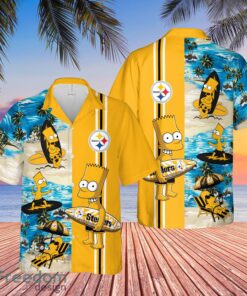 Pittsburgh Steelers Bart Simpson Hawaiian Shirt Funny For Men Women Fans