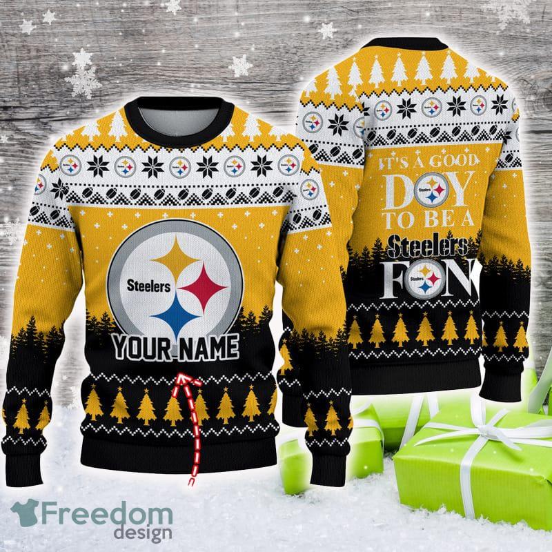 Pittsburgh Steelers Knitted Sweater For Men Women Fans Gift Christmas image Pittsburgh Steelers Knitted Sweater For Men Women Fans Gift Christmas - Pittsburgh Steelers Knitted Sweater For Men Women Fans Gift Christmas