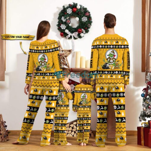 Pittsburgh Steelers Pajamas Sport Team Pajama Set Christmas Gift For Family Custom Name Unique Gift Product Photo 2