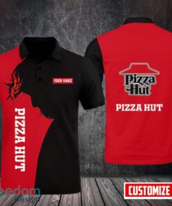 Pizza Hut 3D Polo Shirt Golf Lover Gift Custom Name