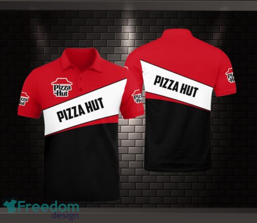 Pizza Hut AOP 3D Polo Shirt All Printed Product Photo 1