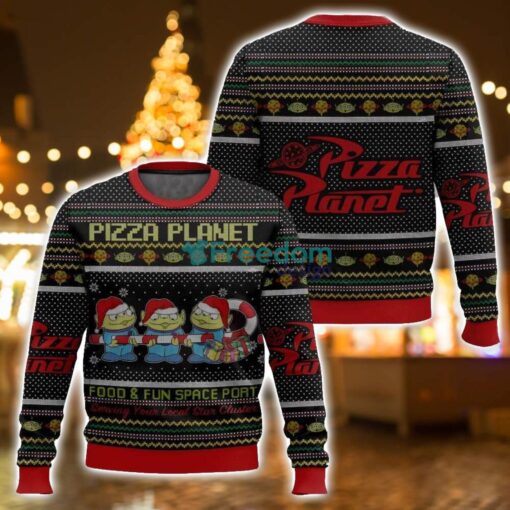 Pizza Planet Toy Story Ugly Christmas Sweater For Men And Women Christmas Holiday Gift - Pizza Planet Toy Story Ugly Sweater-3