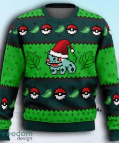 Pokemon Bulbasaur Ugly Christmas Sweaters 3D Super Hot
