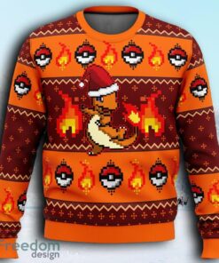 Pokemon Charmander Ugly Christmas Sweaters 3D Super Hot