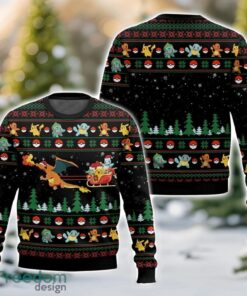 Pokemon Christmas Ugly Christmas Sweater 3D All Printed Sweater Christmas Gift