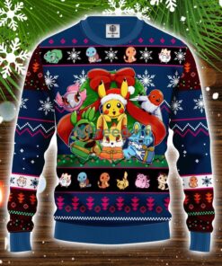 Pokemon New Cute Funny Ugly Christmas Sweater Amazing Gift Idea Christmas Gift Product Photo 1