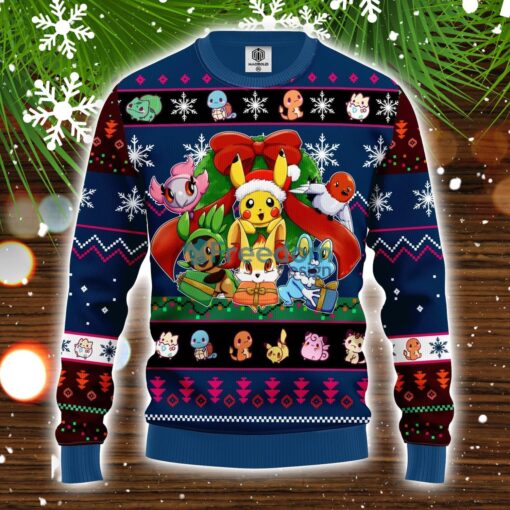 Pokemon New Cute Funny Ugly Christmas Sweater Amazing Gift Idea Christmas Gift Product Photo 1