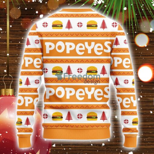 Popeyes Ugly Christmas Sweater Amazing Gift Idea Christmas Gift Product Photo 2