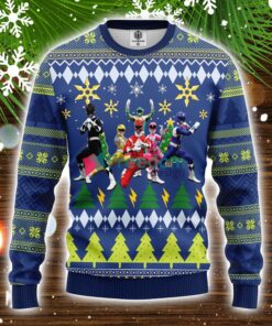 Power Rangers Ugly Christmas Sweater Amazing Gift Idea Christmas Gift Product Photo 1