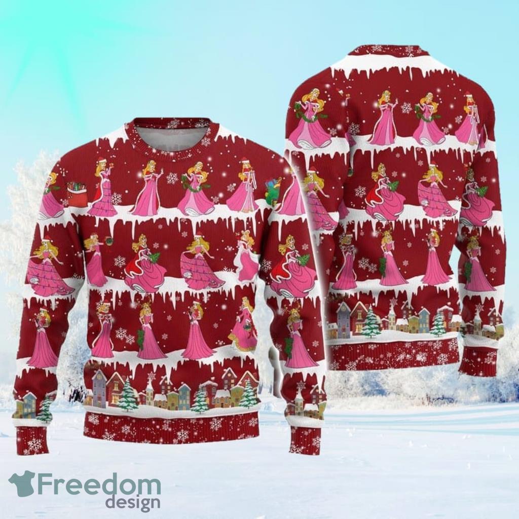 Princess Aurora Xmas Sweater, Disney Aurora Christmas Sweater image Princess Aurora Xmas Sweater, Disney Aurora Christmas Sweater Product Photo 1