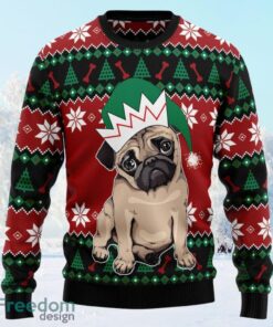 Pug Cute Ugly Christmas Sweater For Men And Women