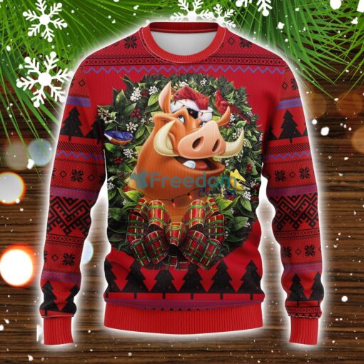 Pumba Lion King Noel Mc Ugly Christmas Sweater Christmas Gift Product Photo 1