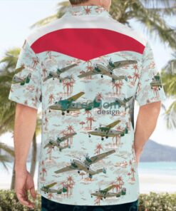 PZL M28 Skytruck Polish Air Force Hawaiian Shirt Product Photo 2