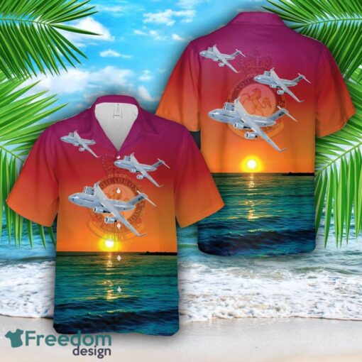 RAAF C-17 Globemaster No. 36 Squadron Hawaiian Shirt Beach Holiday Product Photo 1