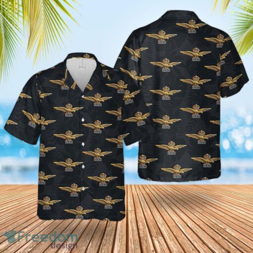 RAF Badge Hawaiian Shirt And Shorts Beach Gift Product Photo 1