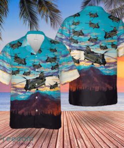 RAF Boeing Chinook HC.MK6 Hawaiian Shirt And Shorts Beach Gift Product Photo 1