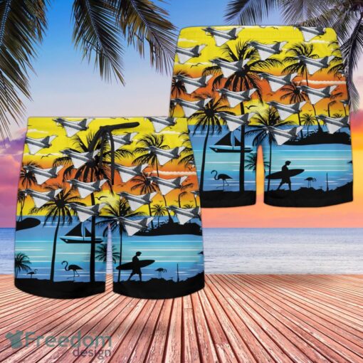 RAF Eurofighter Typhoon FGR4 Hawaiian Shirt And Shorts Beach Gift Product Photo 2