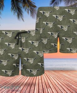 RAF Historical Avro Vulcan Hawaiian Shirt And Shorts Beach Gift Product Photo 2