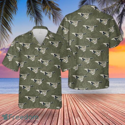 RAF Historical Avro Vulcan Hawaiian Shirt And Shorts Beach Gift Product Photo 1