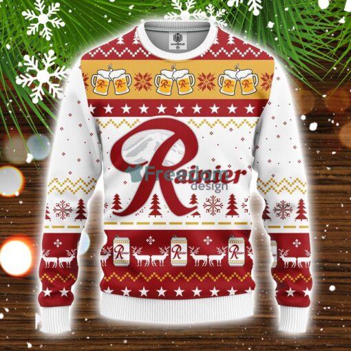 Rainier Beer Ugly Christmas Sweater Amazing Gift Idea Christmas Gift Product Photo 1