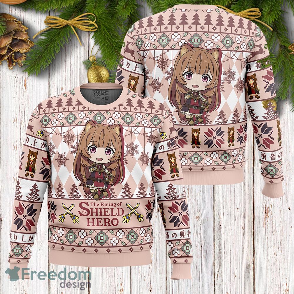 Raphtalia The Rising of the Shield Hero Ugly Xmas Sweater AOP Gift Holidays - Raphtalia The Rising of the Shield Hero Ugly Xmas Sweater AOP Gift Holidays