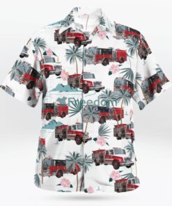 Reading, Massachusetts, Reading Fire Department Hawaiian Shirt Product Photo 2