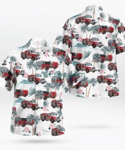 Reading, Massachusetts, Reading Fire Department Hawaiian Shirt Product Photo 1