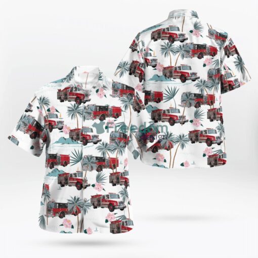 Reading, Massachusetts, Reading Fire Department Hawaiian Shirt Product Photo 1