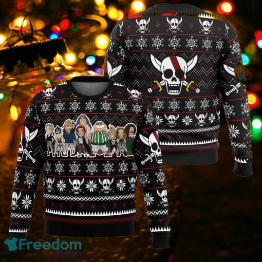 Red Hair Pirates OP Pirates Ugly Xmas 3D Sweater Gift Holidays - Red Hair Pirates OP Pirates Ugly Xmas 3D Sweater Gift Holidays