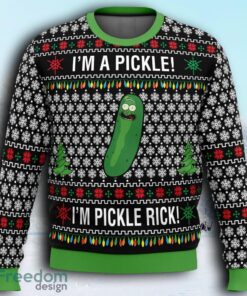 Rick And Morty Pickle Rick Ugly Christmas Sweaters 3D Super Hot