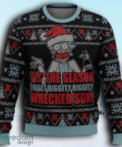 Rick And Morty Tis The Season Ugly Christmas Sweaters 3D Super Hot