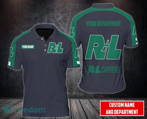 R+L Carriers Team Working Shirt 3D Polo Shirt Golf Polo Custom Name Product Photo 1