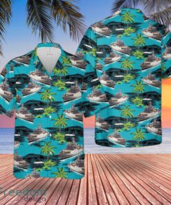 RN Echo-class Survey Vessels Hawaiian Shirt And Shorts Beach Gift Product Photo 1