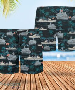 RN Historical RFA Fort George (A388) Hawaiian Shirt And Shorts Beach Gift Product Photo 2