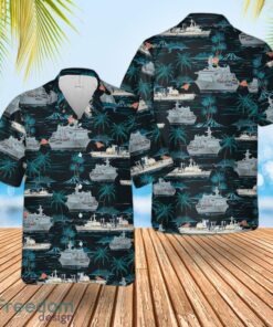 RN Historical RFA Fort George (A388) Hawaiian Shirt And Shorts Beach Gift