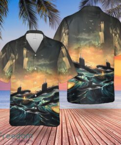 RN HMS Dreadnought (S101) Nuclear Submarine Hawaiian Shirt And Shorts Beach Gift Product Photo 1