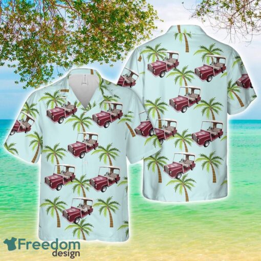 Rolls Royce Golf Cart Aloha 3D Hawaiian Shirt Product Photo 1