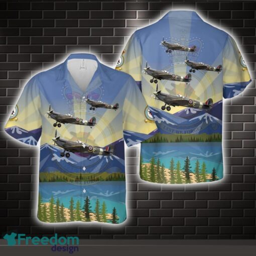 Royal Air Force Battle of Britain Memorial Flight Supermarine Spitfire Mk.VB AB910 Hawaiian Shirt Beach Holiday Product Photo 1