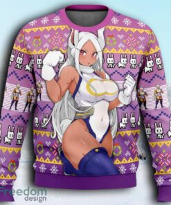 Rumi Usagiyama Mirko My Hero Academia Ugly Christmas Sweaters 3D Super Hot