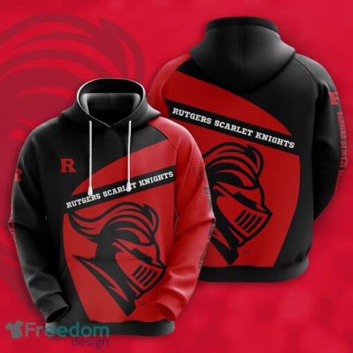 Rutgers Scarlet Knights 3D Hoodie For Fans New Trending All OVer Print - Rutgers Scarlet Knights 3D Hoodie For Fans New Trending All OVer Print