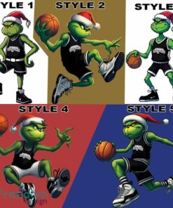 San Antonio Spurs New Grinch Knitted Christmas Sweater AOP Gift For Men And Women - San Antonio SpursMulti Grinch Ugly Christmas Sweater Gift Adult Photo 3