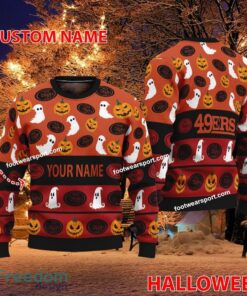 San Francisco 49ers Personalized Halloween Ugly Christmas Sweater Gift For Men And Women