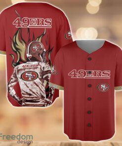 San Francisco 49ers Wave Player Baseball Jersey Shirt For Team Product Photo 1