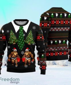 Santa Bigfoot Funny Vest Costume Ugly Christmas Sweater For Men And Women